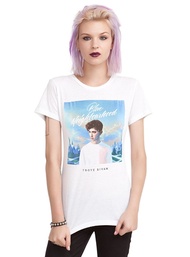 Fashion Men s T-Shirt Troye Sivan Blue Neighbourhood Girls T-Shirt Men Summer T-shirt