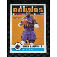 Topps Heritage Out of Bounds Hakeem Olajuwon nba card