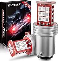 FANTELI 1157 LED Bulb Flashing Brake Lights, 300% Brighter 2057 2357 7528 BAY15D Plug and Play Strob