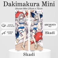 Dakimakura Mini SKAD Arknights Mini Waifu Anime Pillow SKAD Arknights
