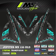 Decal Sticker Striping Variation Transparent Uv Jupiter Mx 135 Old 2006-2010 Jupiter Mx 135 Old Spar