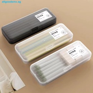 ALLGOODS Pencil Holder, Large Capacity Transparent Storage Box, Convenient High-quality Plastic Dura
