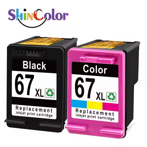 ShinColor Compatible 67XL Ink Cartridges for HP67XL for HP Deskjet 2700 ink cartridge for Envy Serie