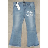 CELANA JEANS PUTIH/ CUTBRAY JEANS JUMBO/VJ IMPORT