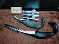KNALPOT ORI NINJA SS NINJA R ninja j BAWAAN MOTOR BEKAS NINJA DUA TAK