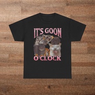 It's Goon O'clock Meme Shirt Brainrot Shirt Meme Shirt Cat Lover Gift Brainrot Meme Gift