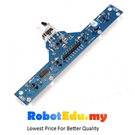 Arduino 3 in 1 5 Ways IR Line Following + Range Finder + Touch Sensor