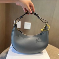 Crescent Armpit Bag tock Genuine Leather Female Bag FF One Bag Three Back Portable One Shoulder Armp