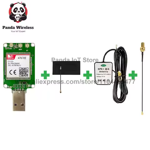 SIMcom A7672E USB Dongle LTE CAT1 Dongle A7672E-FASE with GPS B1/B3/B5/B7/B8/B20/B28 GSM/GPRS/EDGE 9