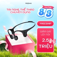 Mojawa Aerra Bone Conduction Headphones Black, Bluetooth 5.2, 8h Battery, Running and Gym Bone Condu