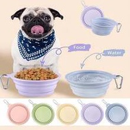 2pcs Collapsible Pet Bowl 350ml, Dog Bowl, Cat Bowl, Cat Food Bowl, Dog Food Bowl, Dog Cat Bowl, Pet