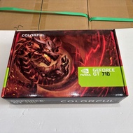 Color Colorful Rainbow GT710 Gold Version 2G D3 Suitable for Desktop Computer Office Independent Gra