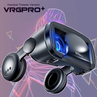 VR 3D Glasses VRG PRO+hp + Headphones | VR Box FOV 120, 42mm Lens, iOS/Android 5–7
