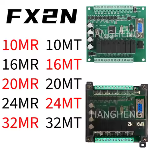 PLC FX2N 10MR/10MT/16MR/16MT/20MR/20MT/24MR/24MT/32MR/32MT Programmable Logic