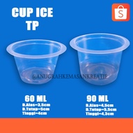 Plastic Ice Cup Tp 60 - 90 GroutML @50