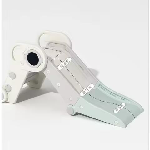Combination Indoor Swing Slide for Children Foldable Small Baby Play Toys Made Durable HDPE Plastic 