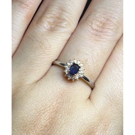 蓝宝石戒指 / S925 Sapphire S925 ring / S925 sapphire s925 ring