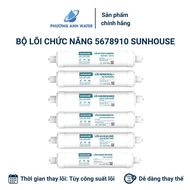 Bộ lõi chức năng 5678910 đúc chính hãng SUNHOUSE (Carbon Mineral+ Alkaline Far Infrared Hydrogen Nan