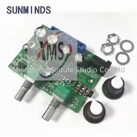 1pcs TDA2030 2.1 Subwoofer Amplifier Audio board 6W*2+25W Mini Bass Amplifier HIFI YD1517P for 4-6 i