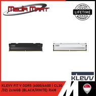 KLEVV FIT V DDR5 (6000/6400 | CL30 /32) 2x16GB (BLACK/WHITE) RAM