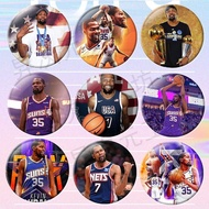 Kevin Durant Bar Badge Basketball Superstar Durant Sun Nets Peripheral Brooch 58mm Schoolbag Pendant