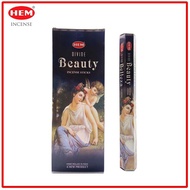 HEM - (買1送2) (20支六角柱盒裝)BEAUTY完美無瑕味印度進口純天然手工制線香棒 香枝 瑜伽冥想專用香薰 HI-BEAUTY