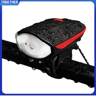 TOG 7588 Bike Horn Lights Bike Light Waterproof Safety Bike Front Light For Cycling Road Mountain Night Riding