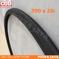 HITAM Bicycle Tires 700 x 23 c Fixie Bicycle Outer Tires 700 x 23c Black Size 700x23c High Quality F