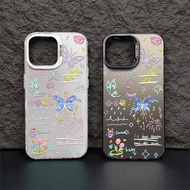 New Fireworks Butterfly Pattern Phone Case Compatible for IPhone 11 12 13 14 15 Pro Max Xr X XsMax 7/8 Plus Se2020 Lens Protector Shockproof Hard Silicone TPU Back Cover