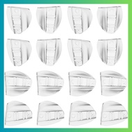 8 Pairs Safety Eye Glasses Side, Slip on Clear Side Shield for Safety Glasses- Fits Most Eyeglasses(