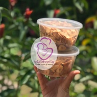 Bawang putih goreng : Garlic Slices : kudap-kudap pantang