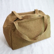 Tas Travel Bag Wanita Travelbag Lipat Kain Goni Sintetis Koper Jinjing Kanvas Besar Tas Pakaian Ukur
