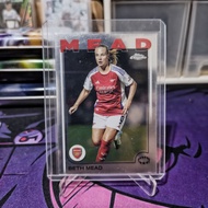BETH MEAD ARSENAL TOPPS CHROME WOMEN'S BALL CARD 24/25