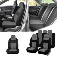 9PCS car seat cover 5-seater Proton Iswara Aeroback Edition car 9-piece fabric seat cover (front + r