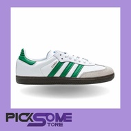 (พร้อมส่ง) ของแท้ รองเท้าผ้าใบ Adidas Samba OG White Green สีขาวเขียว รุ่นใหม่