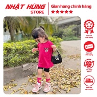 RABIT RABBIT printed leggings set for babies and mothers to wear as a pair of 4c cotton elastic, Nha