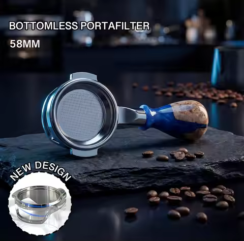58MM Coffee Bottomless Portafilter Naked For Expobar/ROCKET/FAEMA/RANCILIO E61 Espresso Machine Acce