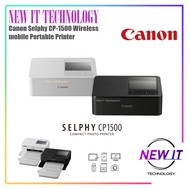 Canon Selphy CP-1500 Wireless mobile Portable Printer CP1500 - 1 Year Canon Warranty ( replacement f
