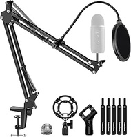 InnoGear Microphone Stand Mic Boom Arm for Blue Yeti HyperX QuadCast S SoloCast Snowball Fifine K669