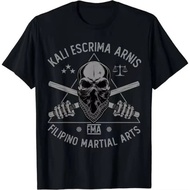 New Philippines Martial Arts T-Shirt Kali Escrima Arnis FMA High Quality Round Neck Short Sleeve For