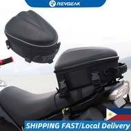 REYGEAK Motorcycle Rear Seat Tail Bag Travel Luggage Helmet Case Box Carbon Fiber Waterproof 1Pc Mot