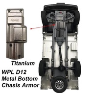 Metal Chassis Guard Armor Protection Plate for WPL D12 D24 4WD Car Original Product