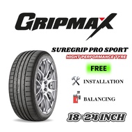 GRIPMAX SUREGRIP PRO SPORT  TAYAR BARU KERETA 18 19 20 21 22 23 24" INCH
