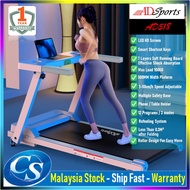 ADSport AD518 Walking & Running Machine Electric Treadmill LCD Display Support Bluetooth App Mesin S