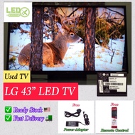 USED TV LG 43 inch Full HD LED TV LG 43LJ510T Second hand/Secondhand/2nd hand