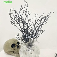 RADIANTZAP 5pcs Artificial Plastic Tree Branch, Antlers Shape Exquisite Halloween Artificial Dead Br