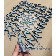 1/4 kilo(250grams) GRAY/SILVER SIPIT (CLIP)️MAKAPAL️MATIBAY️