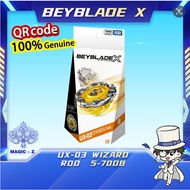 [Ready Stock, Shipped from Malaysia]Takara Tomy Beyblade X-UX-03 Wizard Rod 5-70DB (HK Ver.)
