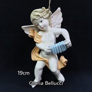 WALL ANGEL BANDONEON DISPLAY STATUE / SPIRITUAL ANGEL