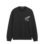 GXG Men's Clothing 2023 Autumn Pure Cotton Casual Simple Printing Trendy Men's Round Neck Sweatshirt